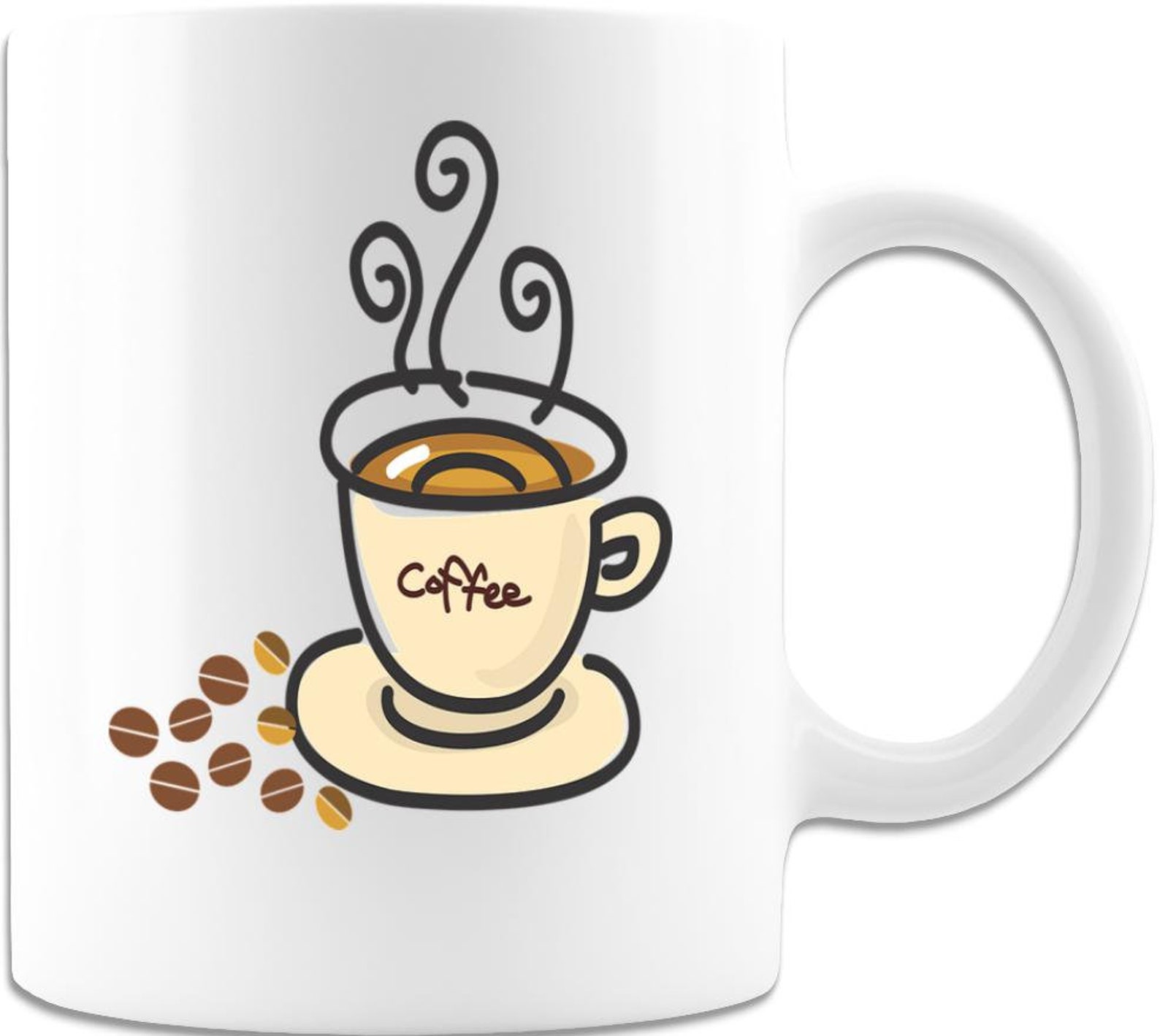 WHIPPED COFFEE Ceramic Mug Which Features Dalgona Recipe