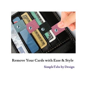 Glimmer - Credit Card Pull Tab, Card Organizer, Wallet Organizer, Gift for Her, Arthritis Helper, ATM Grabber, Unique Gift