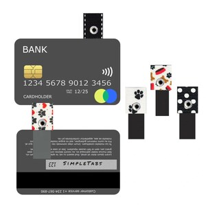 Tiradores de tarjetas de crédito hechos a mano: organizador de billetera y ayuda para la artritis imagen 6