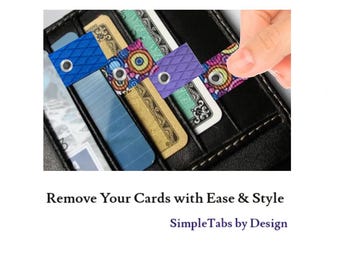 Joy - Tiradores de tarjetas de crédito hechos a mano: Organizador de billetera