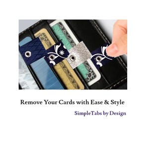 Dream - Credit Card Pull Tab, Card Organizer, Gift for Her, Holiday Gift Exchange, Arthritis Helper, Wallet Organizer, Handmade Gift
