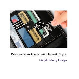 Dusk - Credit Card Pull Tab, Card Organizer, Gift for Her, Holiday Gift Exchange, Arthritis Helper, Wallet Organizer, Handmade Gift