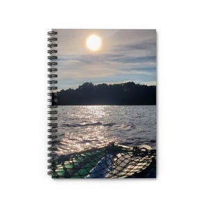 Notatnik spiralny Sunset Lakeside – idealny do prowadzenia dziennika, robienia notatek, prezentów, artykułów piśmiennych, letnich wspomnień