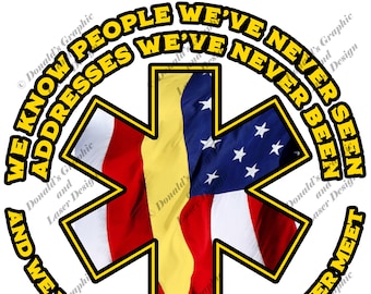 911 Dispatcher Telecommunicator Print (svg, png, eps, pdf Digital Download)