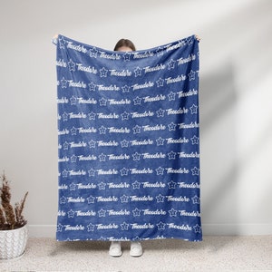 Couverture avec prénom personnalisé pour enfant, couverture pour bébé multicolore, couverture pour tout-petit, cadeau de baby shower, couverture pour chambre de bébé avec prénom personnalisé, literie pour nouveau-né