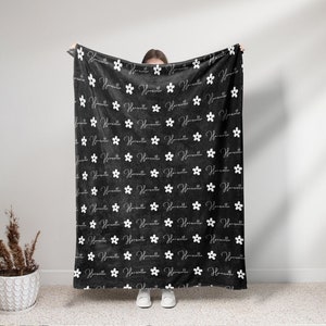 Manta personalizada personalizada, manta para bebé, manta con nombre, manta de regalo para niña, manta para bebé, manta para niños, regalo personalizado, regalo personalizado