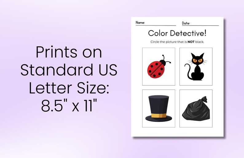Preschool Color Recognition Worksheets Printable Bundle Pre K ...