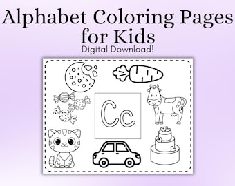 26 Printable Alphabet Coloring Pages | Preschool & Kindergarten Letter Worksheets