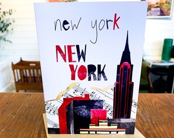 new york, new york | Jazz Collection | Greetings Card