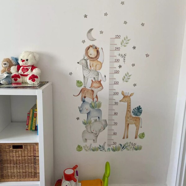 Growth Chart Stickers Etsy