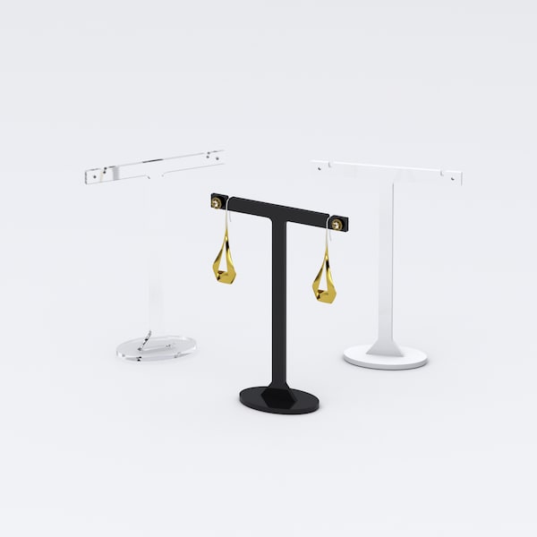 Jewellery Display Stand | Tall Acrylic Display Stand | Earrings Holder | Studs | PJ-08