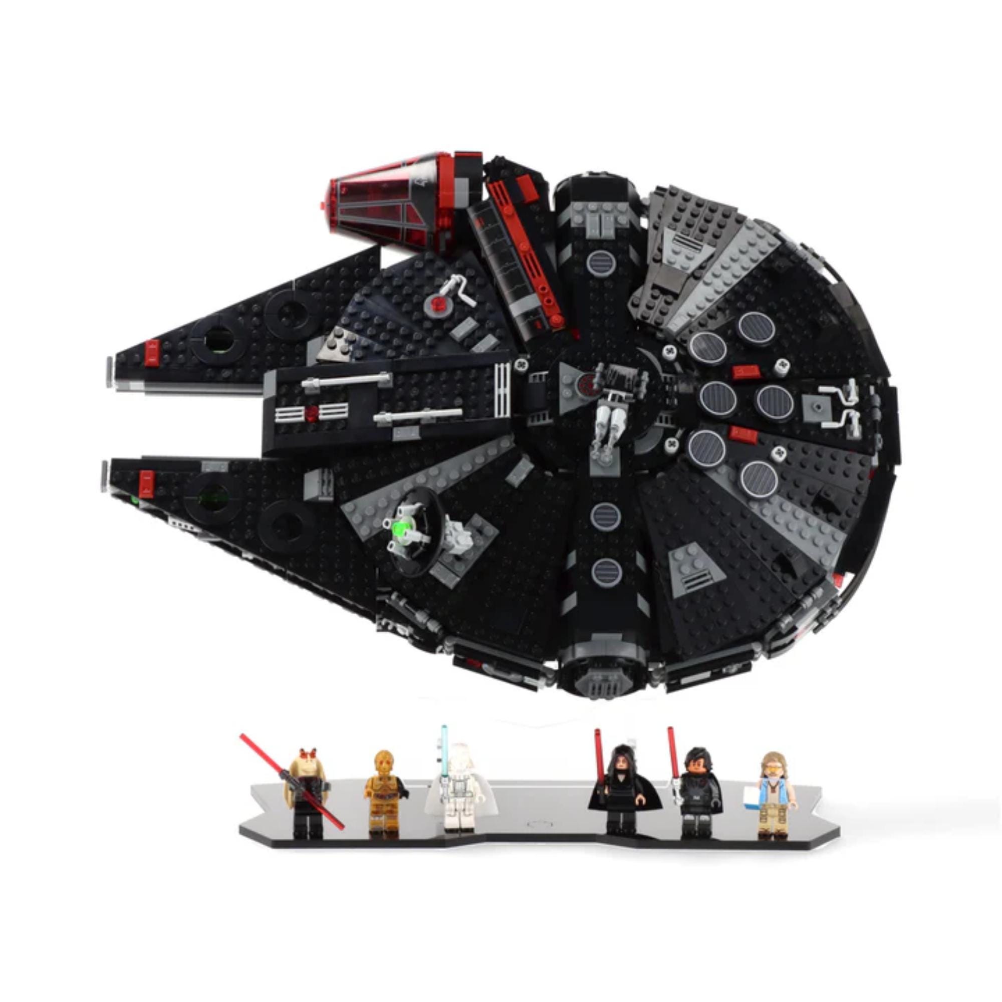 UNIQUEDISPLAY Display Stand for Lego 75389 the Dark Falcon