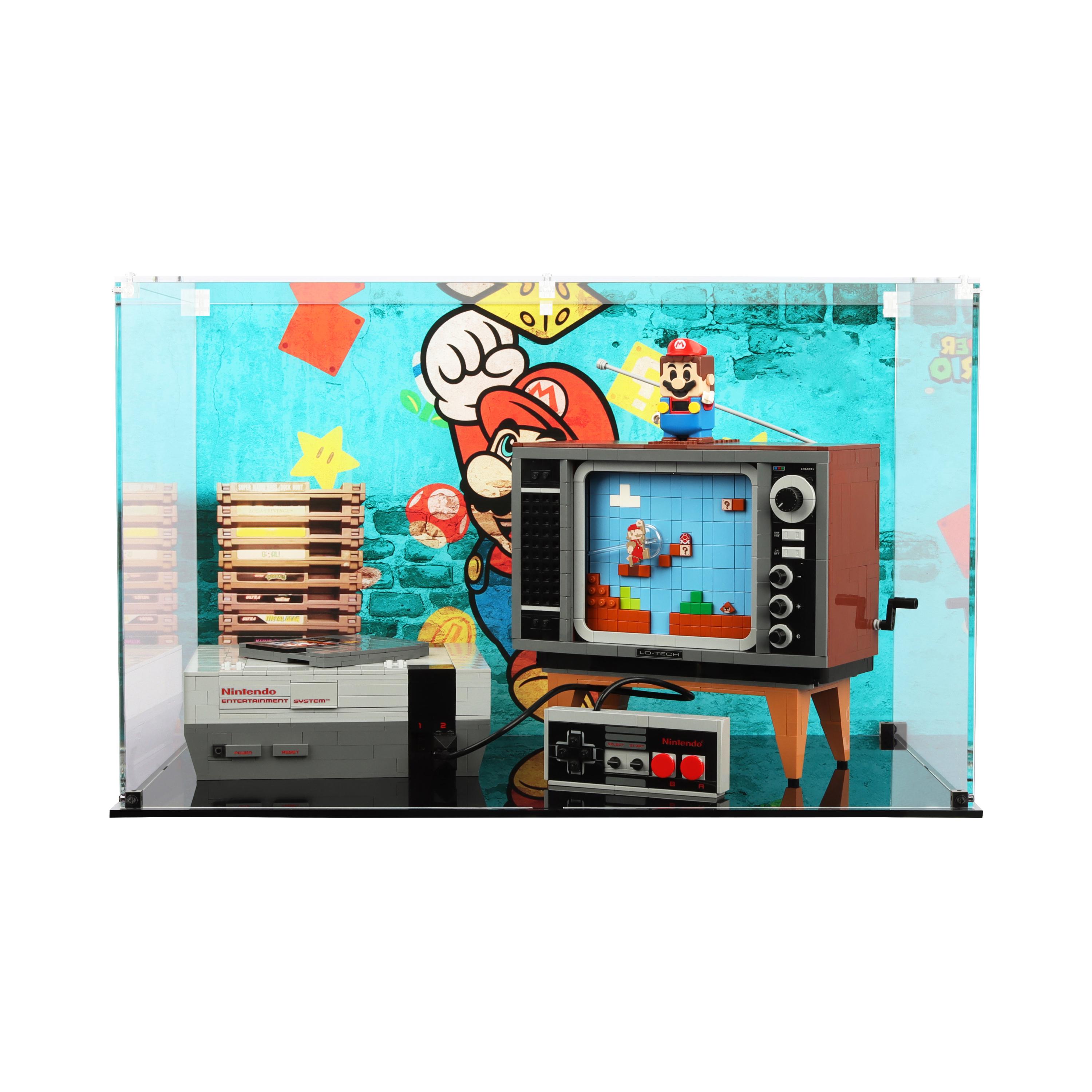 UNIQUEDISPLAY Display Case for Lego 71374 Nintendo Entertainment