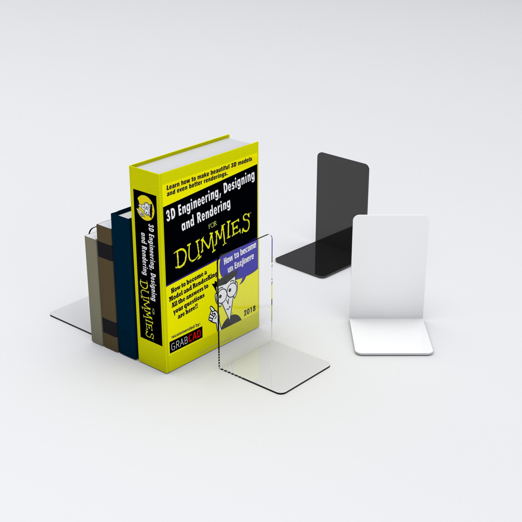 Clear Acrylic Bookends Acrylic Lshaped Bookends Organiser Stand For