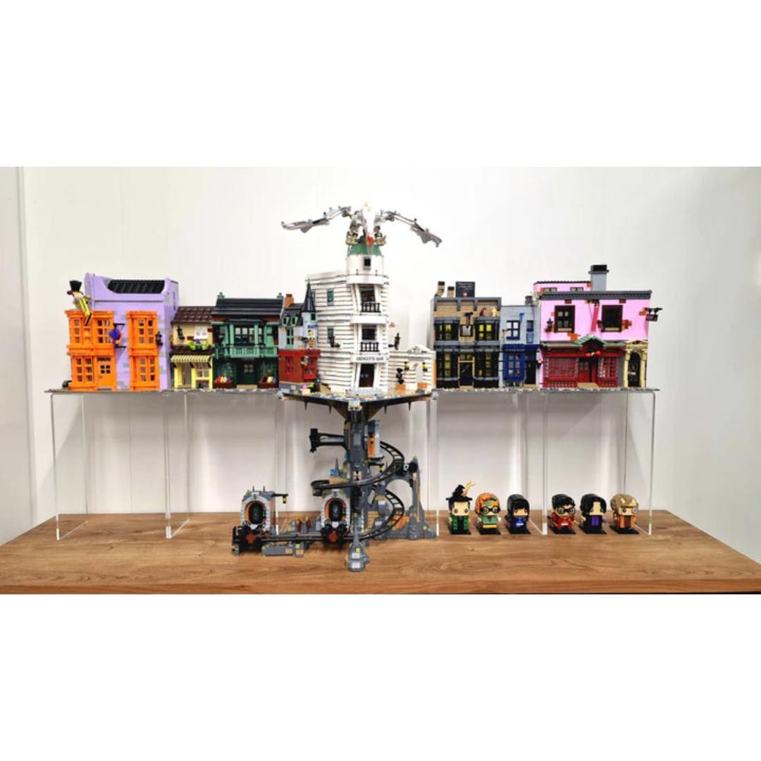 UNIQUEDISPLAY Display Case for Lego 75978 Diagon Alley Risers - Etsy