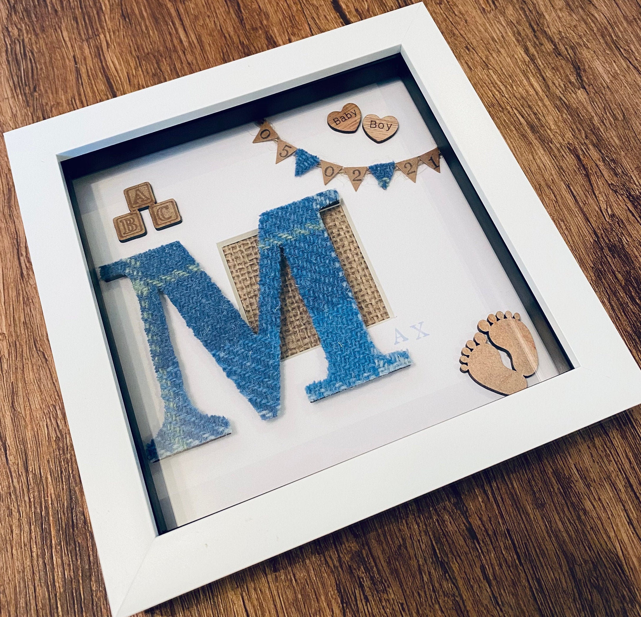 Personalised Baby Frame/New Baby Gift/Baby Boy/Baby Etsy