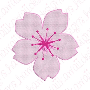 刺繍ファイル 桜 さくら - 即時ダウンロード - 3サイズ
