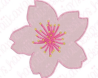 Embroidery File Cherry Blossom Sakura 2 - Instant Download - 3 Sizes