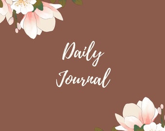 Tägliches Journal mit 30 Eingabeaufforderungen | Digitaler Download | Inspirierendes Journal