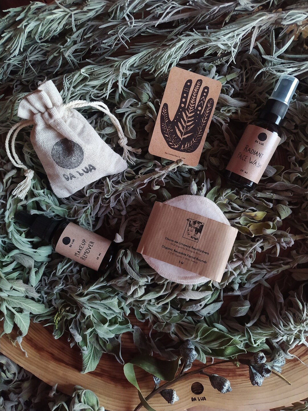 SKIN CARE Gift Box Plantbased Face Care Gift Set, Makeup Remover, Face