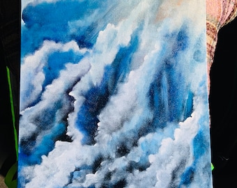Original pintura acrílica sobre lienzo - Rush