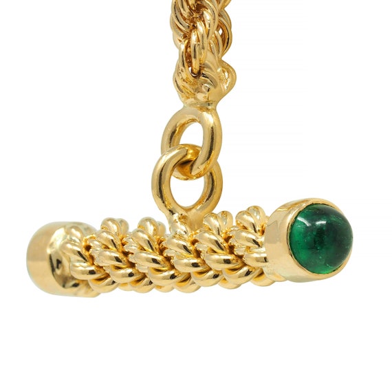 Schlumberger Tiffany & Co. Emerald 18 Karat Gold … - image 8