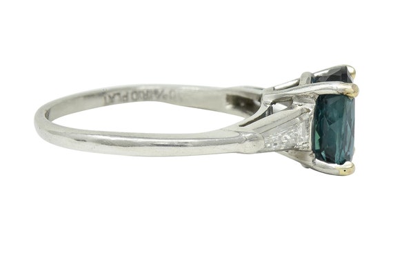 Mid-Century 2.50 CTW Natural Alexandrite Diamond … - image 5