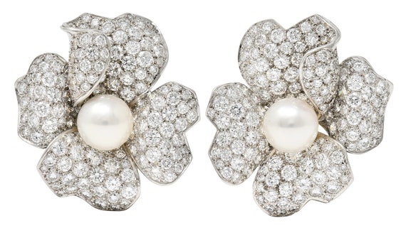 Cartier flower earrings sale
