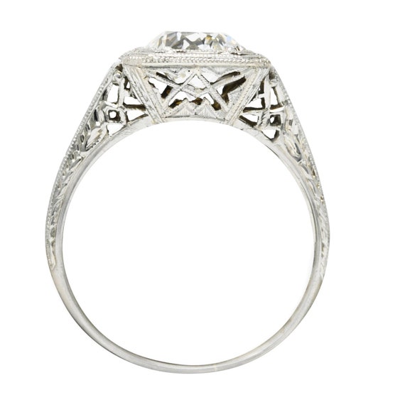 Art Deco Old European 1.34 CTW Diamond 18 Karat O… - image 9