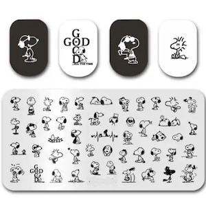 Cartoon Nail Stamp Plate For DIY Manicure Nail Art Stamping Tool Stamping Plate