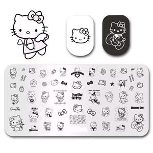 kitty Nail Stamp Plate For DIY Manicure Nail Art Stamping Tool Stamping Plate