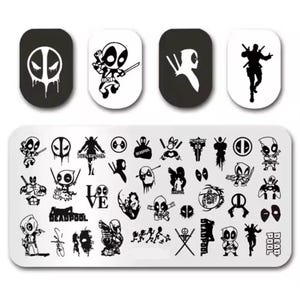 Movie Nail Stamp Plate For DIY Manicure Nail Art Stamping Tool Stamping Plate