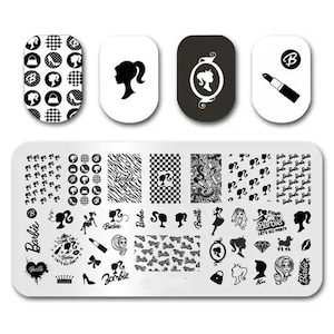 Movie inspired nails Stamp plate For DIY Manicure Art Nail Stamping Tool Stamping Plate