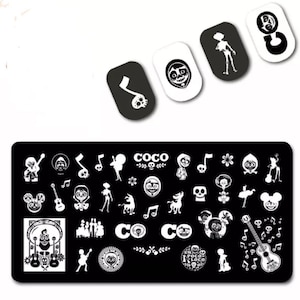 Coco Stamp For DIY Manicure Art Nail Stamping Tool Stempelplaat