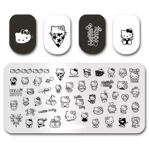 Kitty Nail Stamp Plate For DIY Manicure Nail Art Stamping Tool Stamping Plate