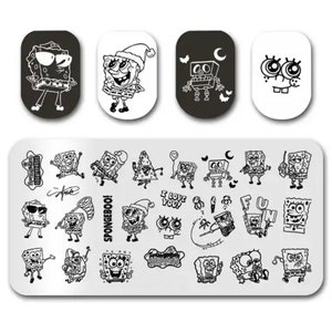 Movie Nail Stamp Plate For DIY Manicure Nail Art Stamping Tool Stamping Plate