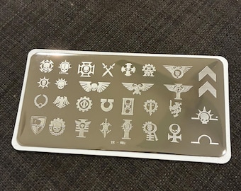 Warhammer 40k Stamp Plate For DIY figurine painting Stamping Tool Stamping Plate