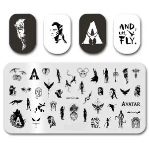 Movie Nail Stamp Plate For DIY Manicure Nail Art Stamping Tool Stamping Plate
