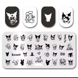Cartoon pattern Nail Stamp Plate For DIY Manicure Nail Art Stamping Tool Stamping Plate