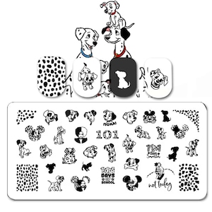 Puppies Nail Stamp Plate For DIY Manicure Nail Art Stamping Tool Stamping Plate