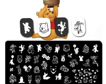 Cartoon Nail Stamp Plate For DIY Manicure Nail Art Stamping Tool Stamping Plate