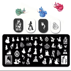 Princess Nail Stamp Plate For DIY Manicure Nail Art Stamping Tool Stamping Plate