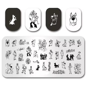 Mystery Machine pattern Nail Stamp Plate For DIY Manicure Nail Art Stamping Tool Stamping Plate
