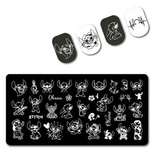 Cartoon movie plate for nails Stamp plate For DIY Manicure Art Nail Stamping Tool Stamping Plate