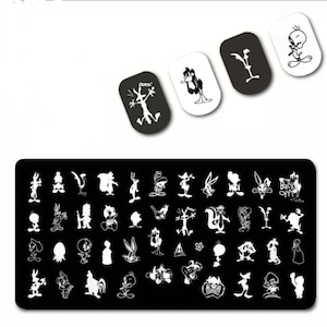 Toons Stamp For DIY Manicure Art Nail Stamping Tool Stamping Plate
