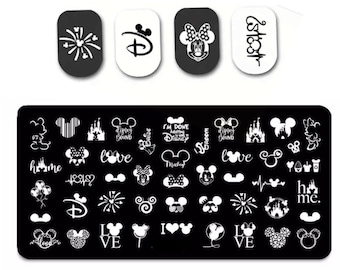 Cartoon Nail Stamp Plate For DIY Manicure Nail Art Stamping Tool Stamping Plate