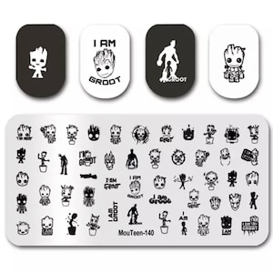 Cute cartoon Stamp plate For DIY Manicure Art Nail Stamping Tool Stamping Plate