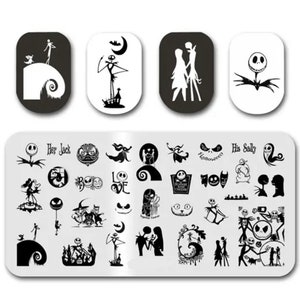 Nightmare nails Stamp plate For DIY Manicure Art Nail Stamping Tool Stamping Plate