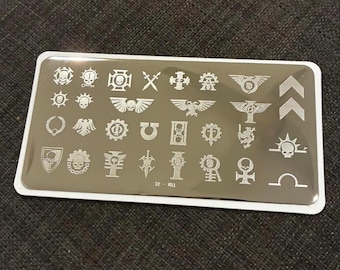 Warrior inspired Stamp For DIY figurine Stamping Tool Stamping Plate