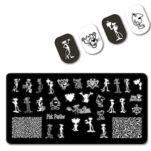 Panther Stamp For DIY Manicure Art Nail Stamping Tool Stamping Plate